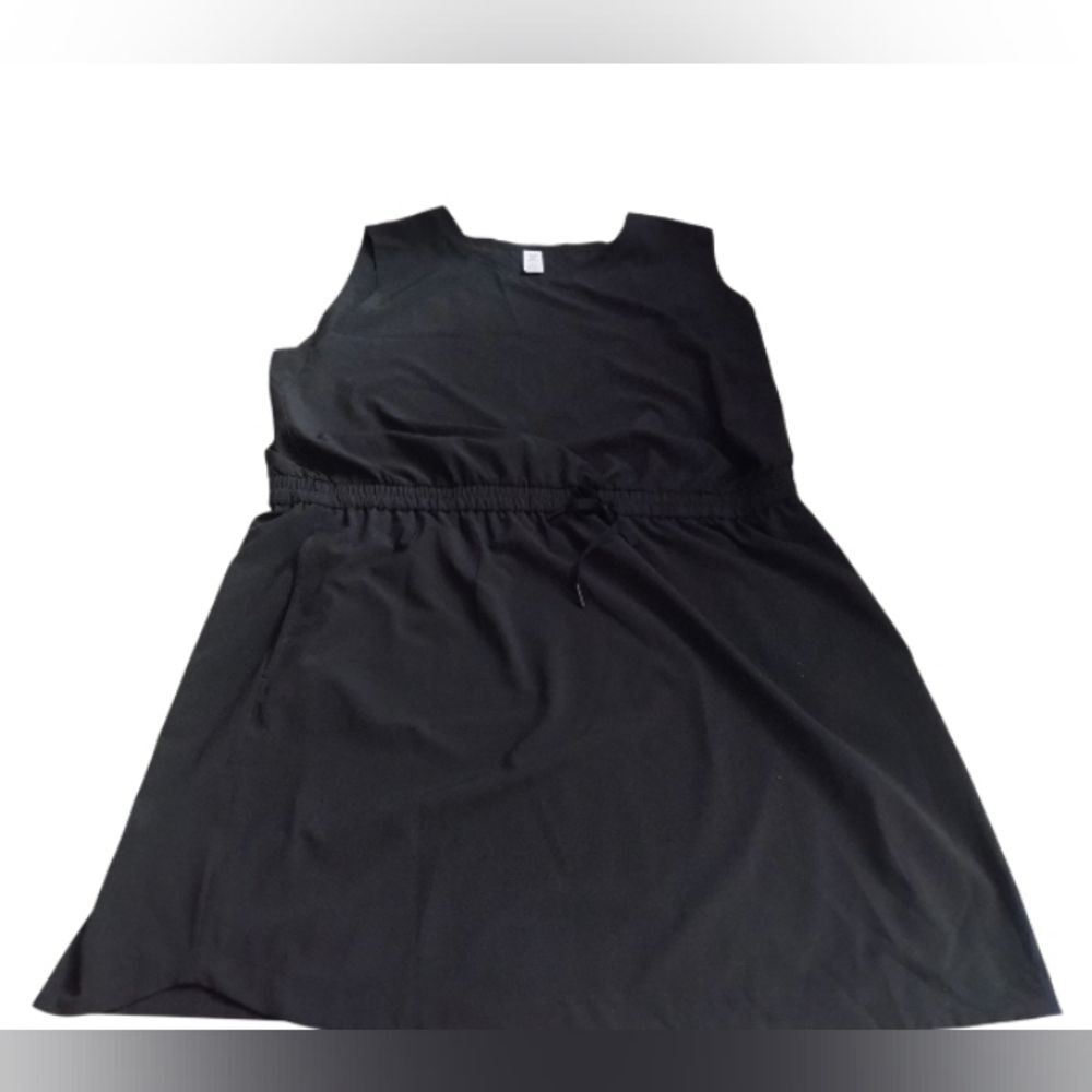 Xersion Women's Classic Black Sleeveless Dress Casual Everyday Wear XXL New